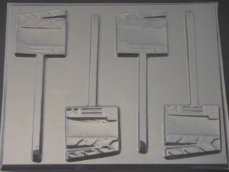 3545 Director Clap Board Chocolate Candy Lollipop Mold